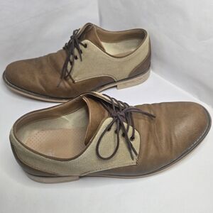 JF J.Ferrar Two-Tone Oxford Shoes